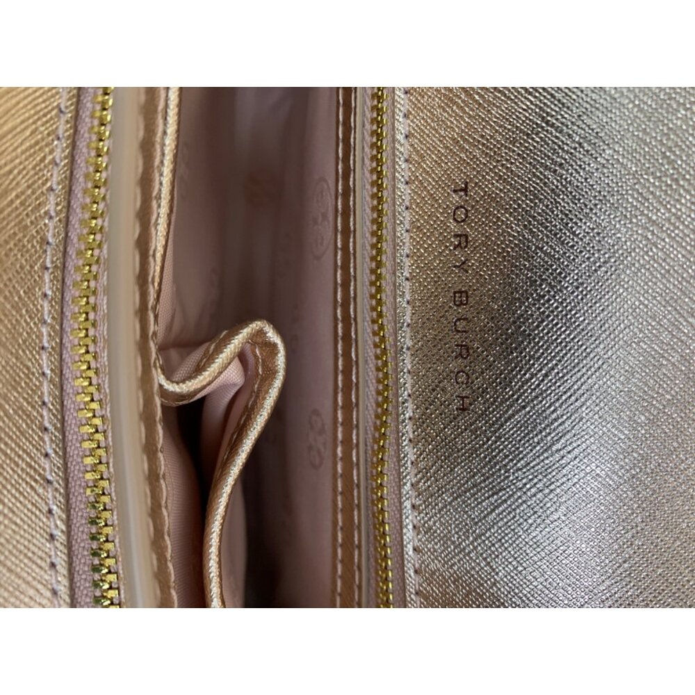 Tory Burch Emerson Combo Cross-Body Bag Rose Gold Adj Strap & Gold Hardware - Picture 9 of 14